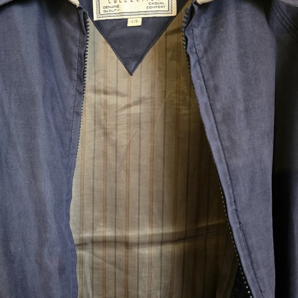 Aberdeen collection mens blue bomber jacket Large with adjustable cuffs - Picture 8 of 16